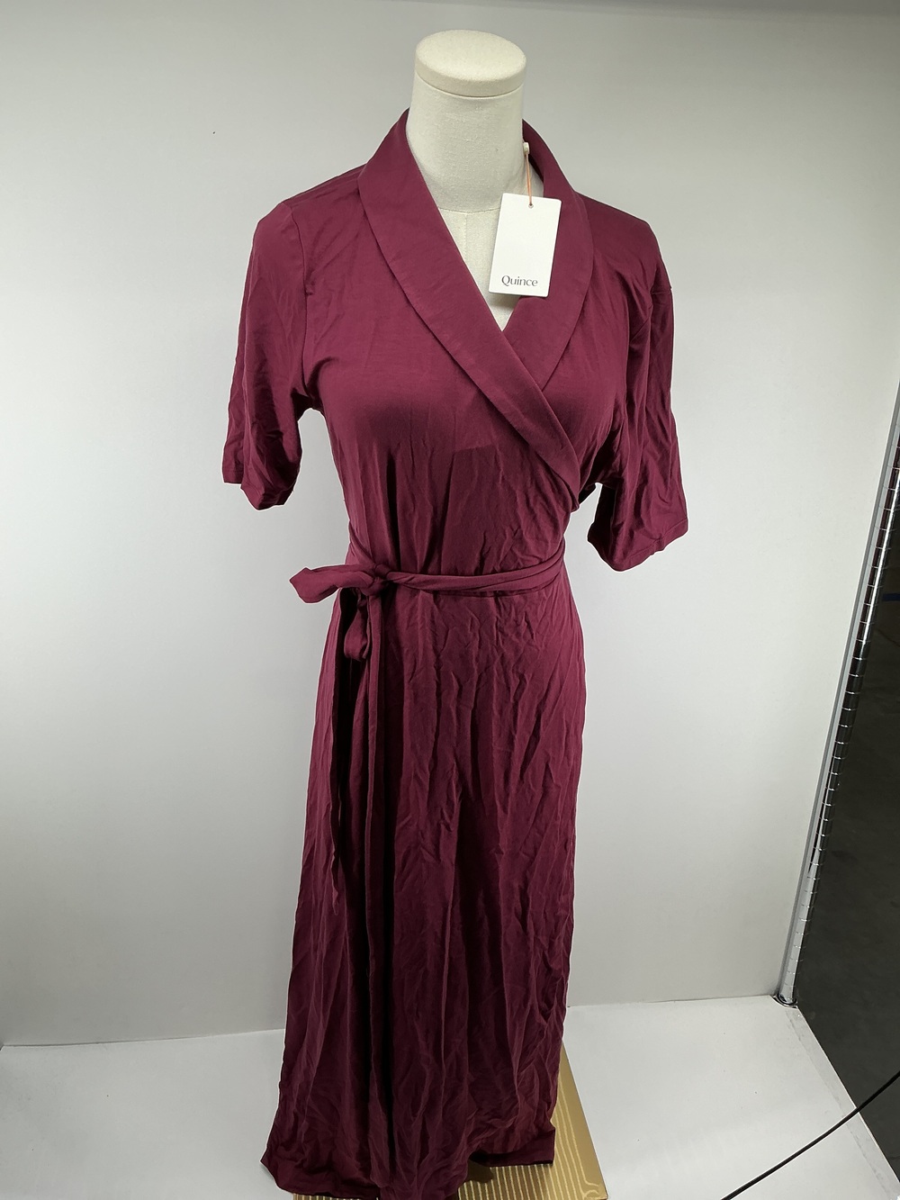 Tencel Jersey Midi Wrap Dress